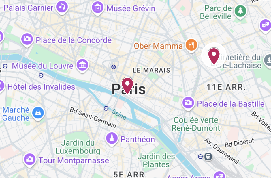 Point de location vélos électriques paris