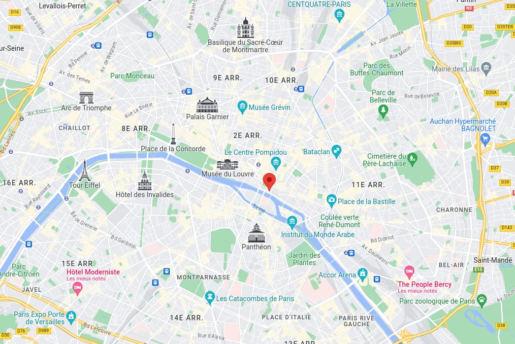 carte localisation googlemaps onebike